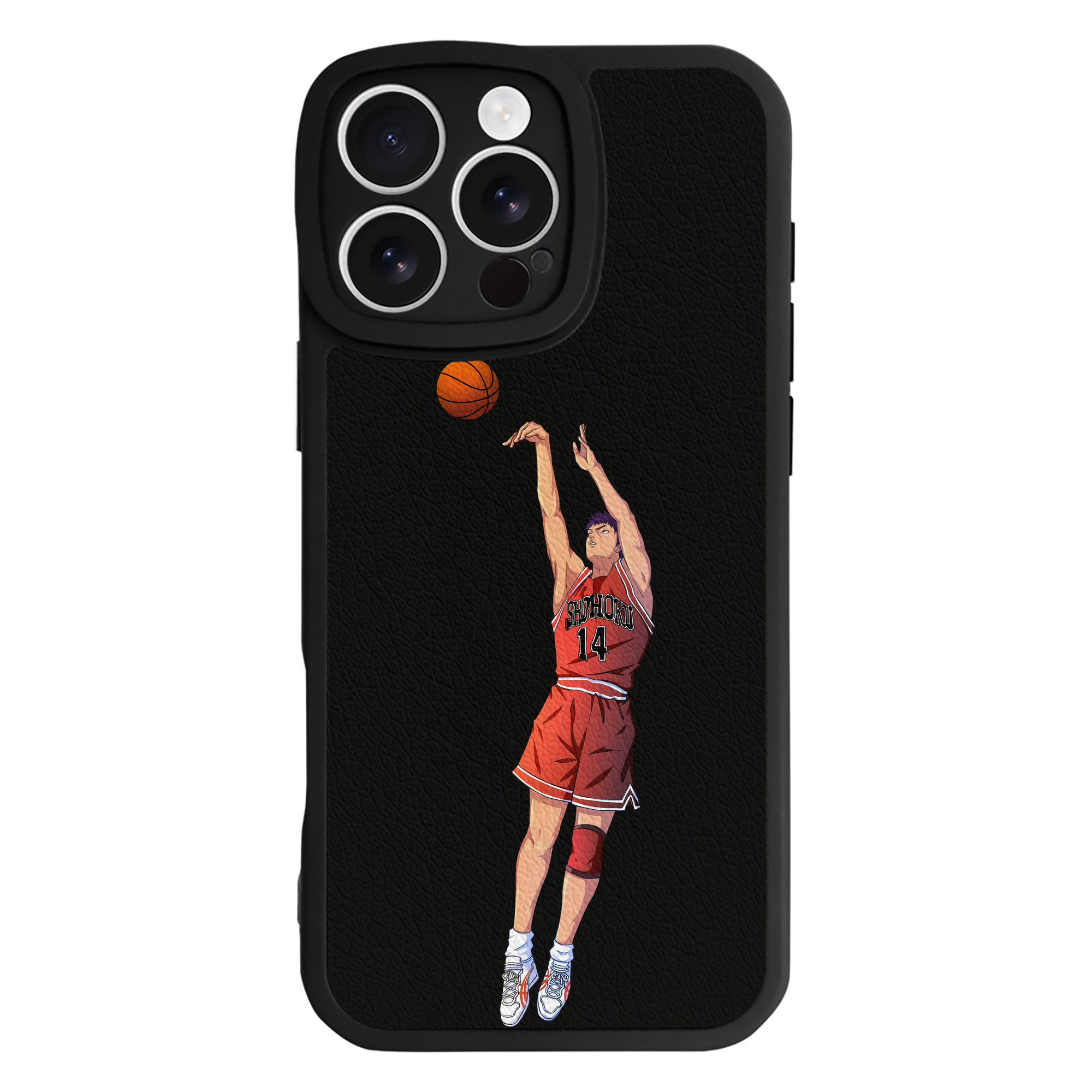 （画像用） SLAM DUNK／スラムダンク 【iPhone 16シリーズ対応】シリコンスマホケース（レザー調） 材質：シリコン